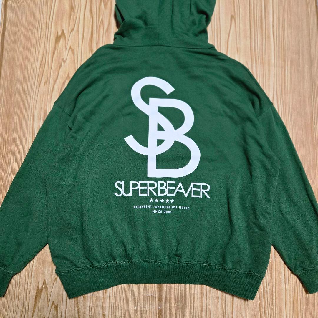 SUPER BEAVER スーパービーバー SB ビッグシルエット パーカー L