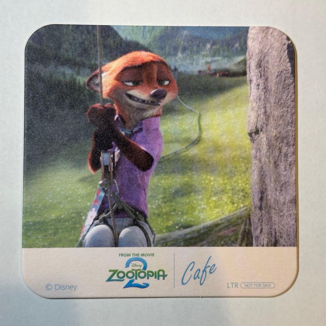 ズートピア2 オーマイカフェ コースター ドリンク 特典 ニック