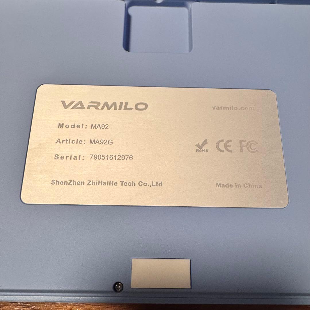 VARMILO MA92メカニカルキーボード 海の音色 赤軸【極美品】 - メルカリ
