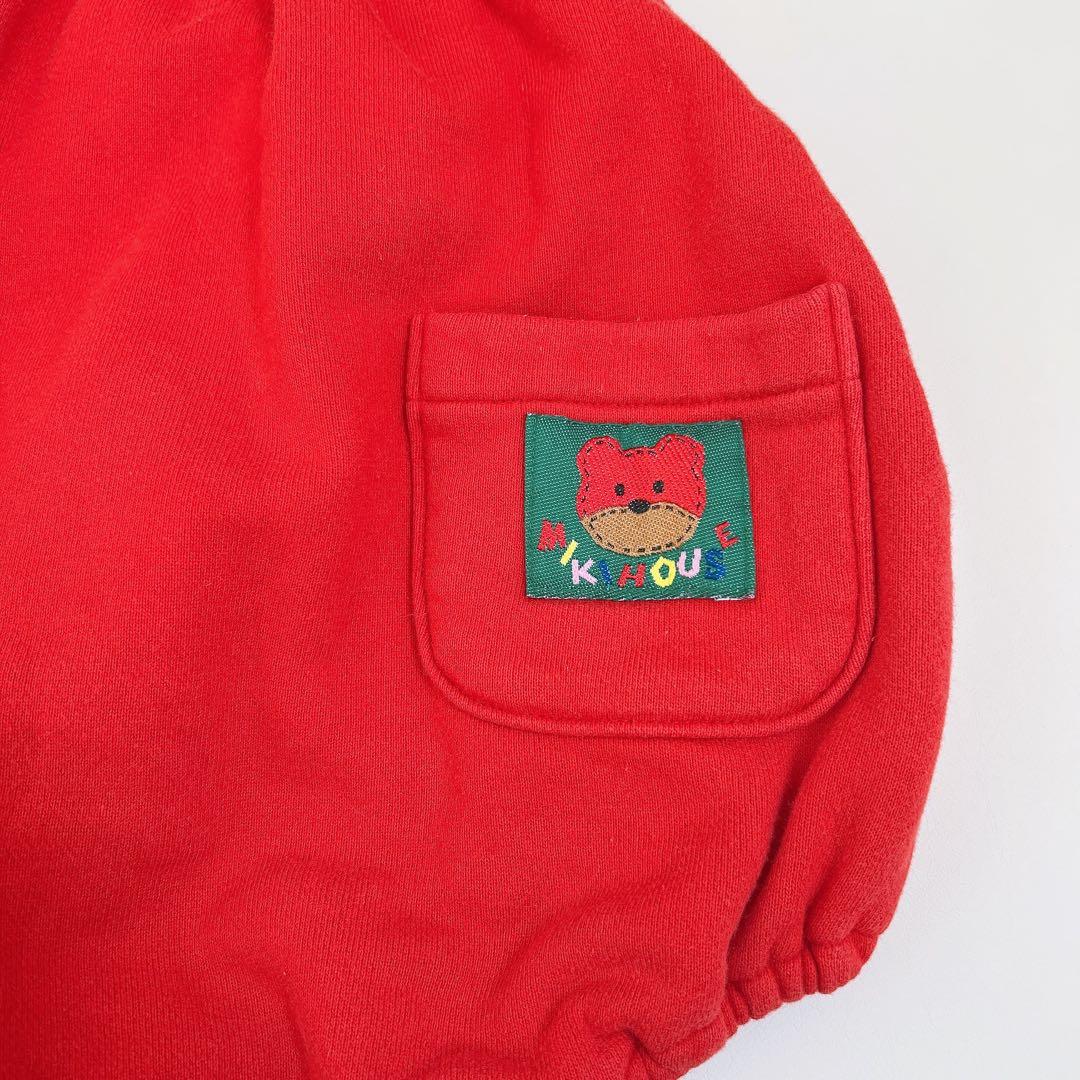 MIKI HOUSE ロンパース だるまオール レトロ セット 85cm表記 - メルカリ