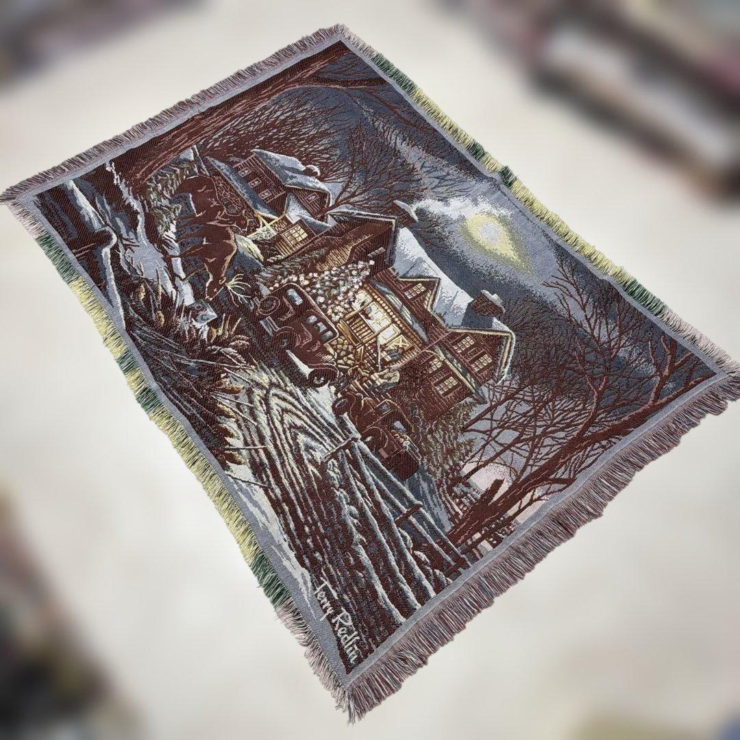 絵画風 マルチカバー ソファカバー ヴィンテージラグ 121x173 - メルカリ