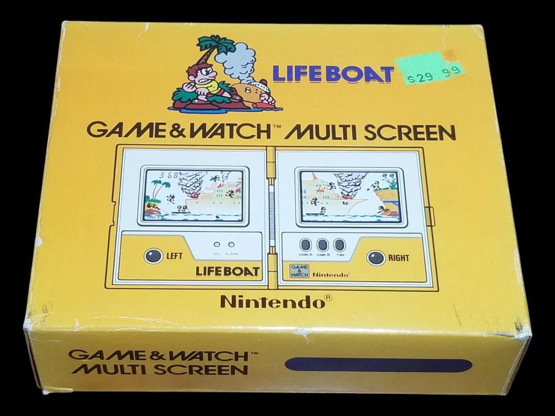 マ*0様 ⭐未使用⭐任天堂 ゲームウォッチ ライフボート TC-58 箱にキズ