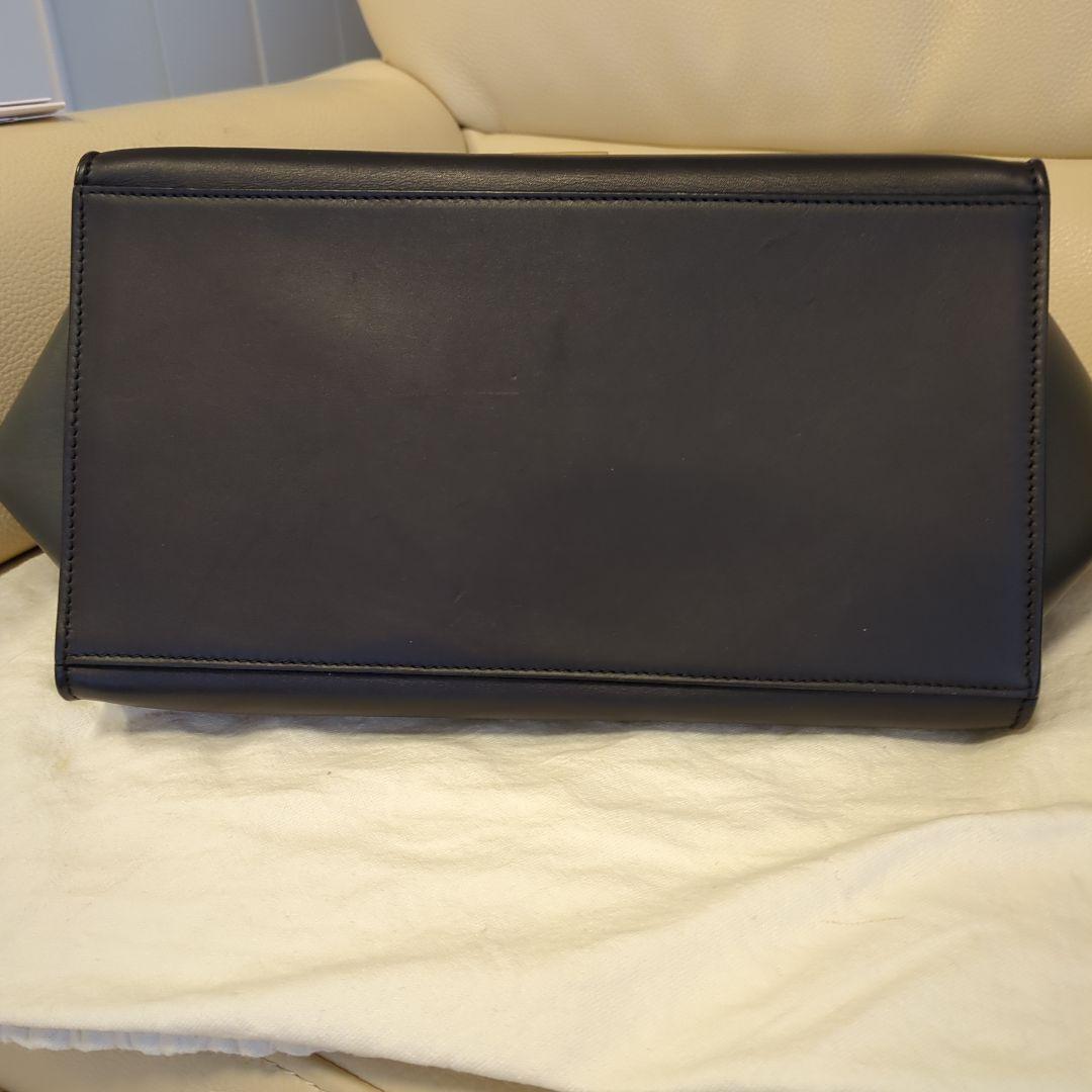 ✨美品✨セリーヌトラペラーズレザースエード2wayバッグ BLACK