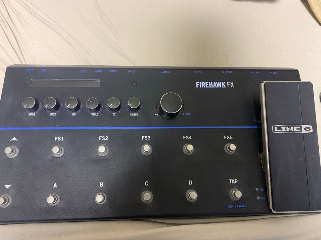 動作確認済み】LINE 6 FIREHAWK FX エフェクターボード - メルカリ