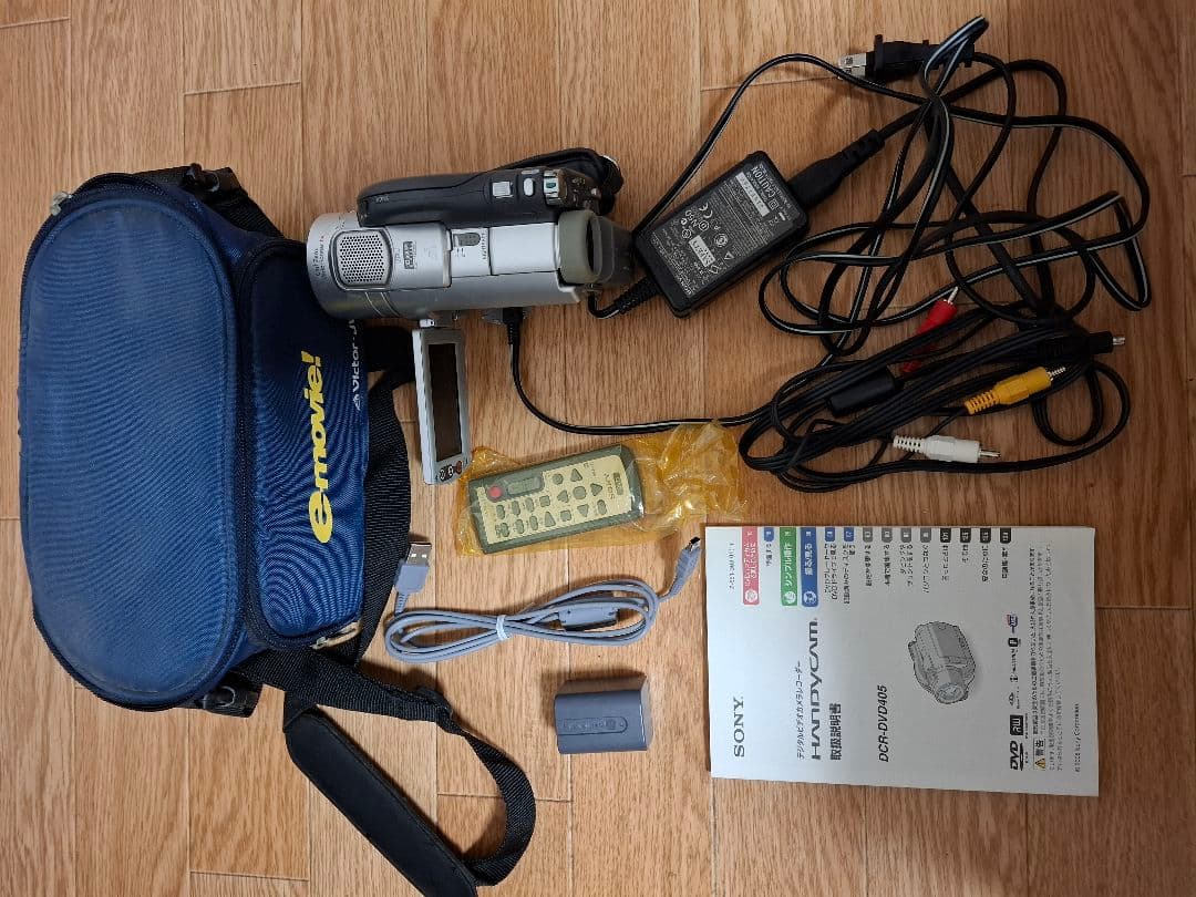 動作品 ソニービデオカメラ SONY DCR-DVD405 DVDビデオカメラ - メルカリ