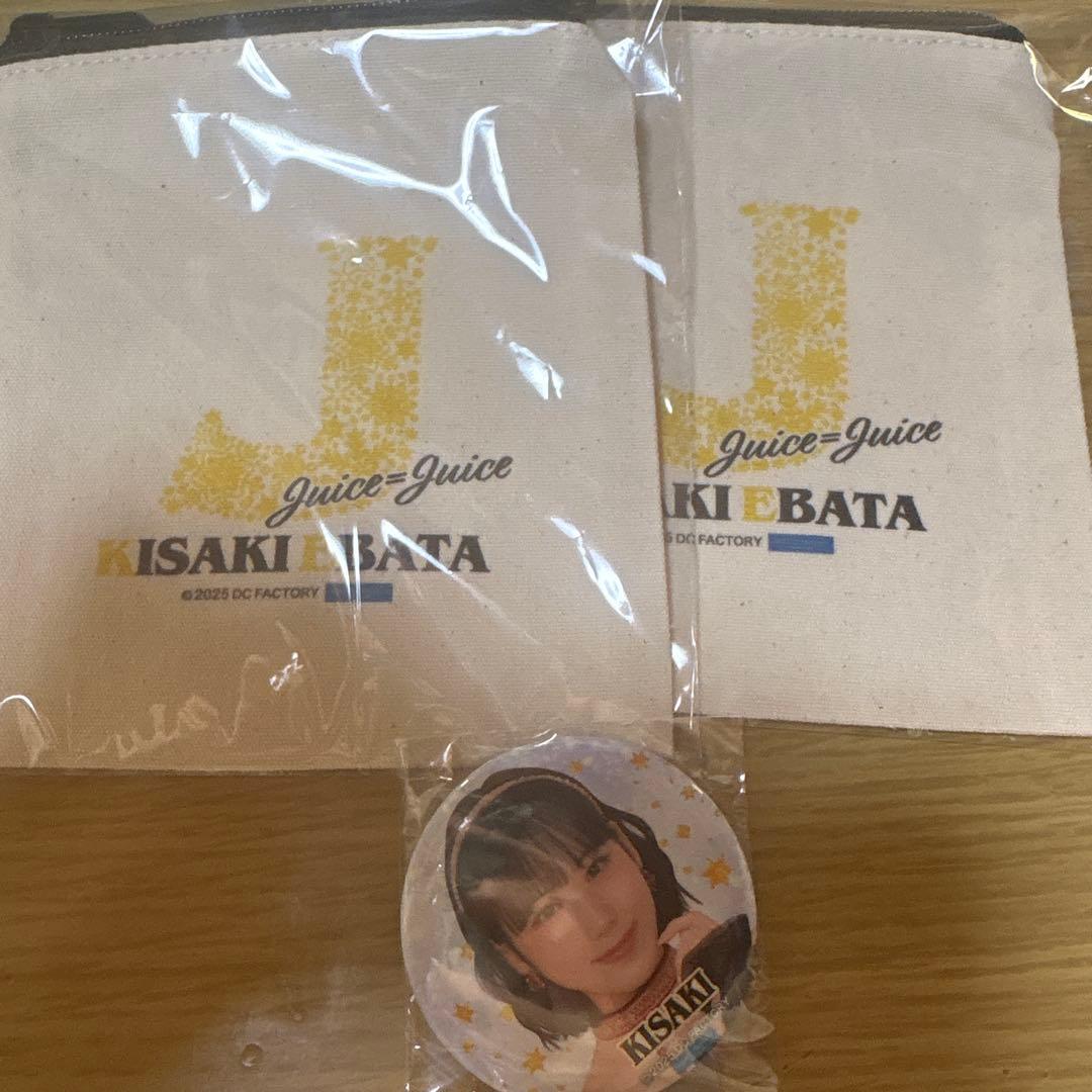 Juice=Juice モバガチャ 江端妃咲 缶バッジ ポーチ - メルカリ