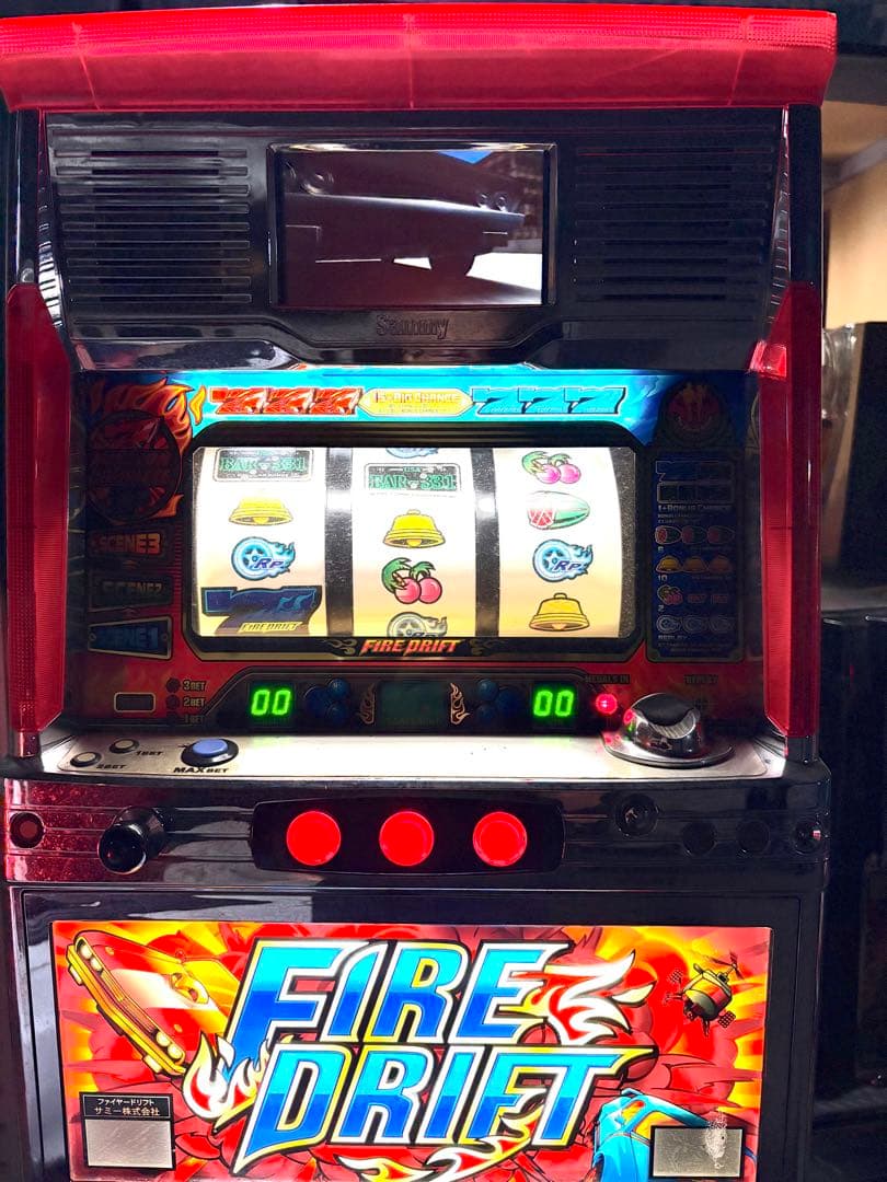 4号機　ファイヤードリフト　実機　不要機 パチスロ懐古録】ファイヤードリフト｜パチンコビレッジ