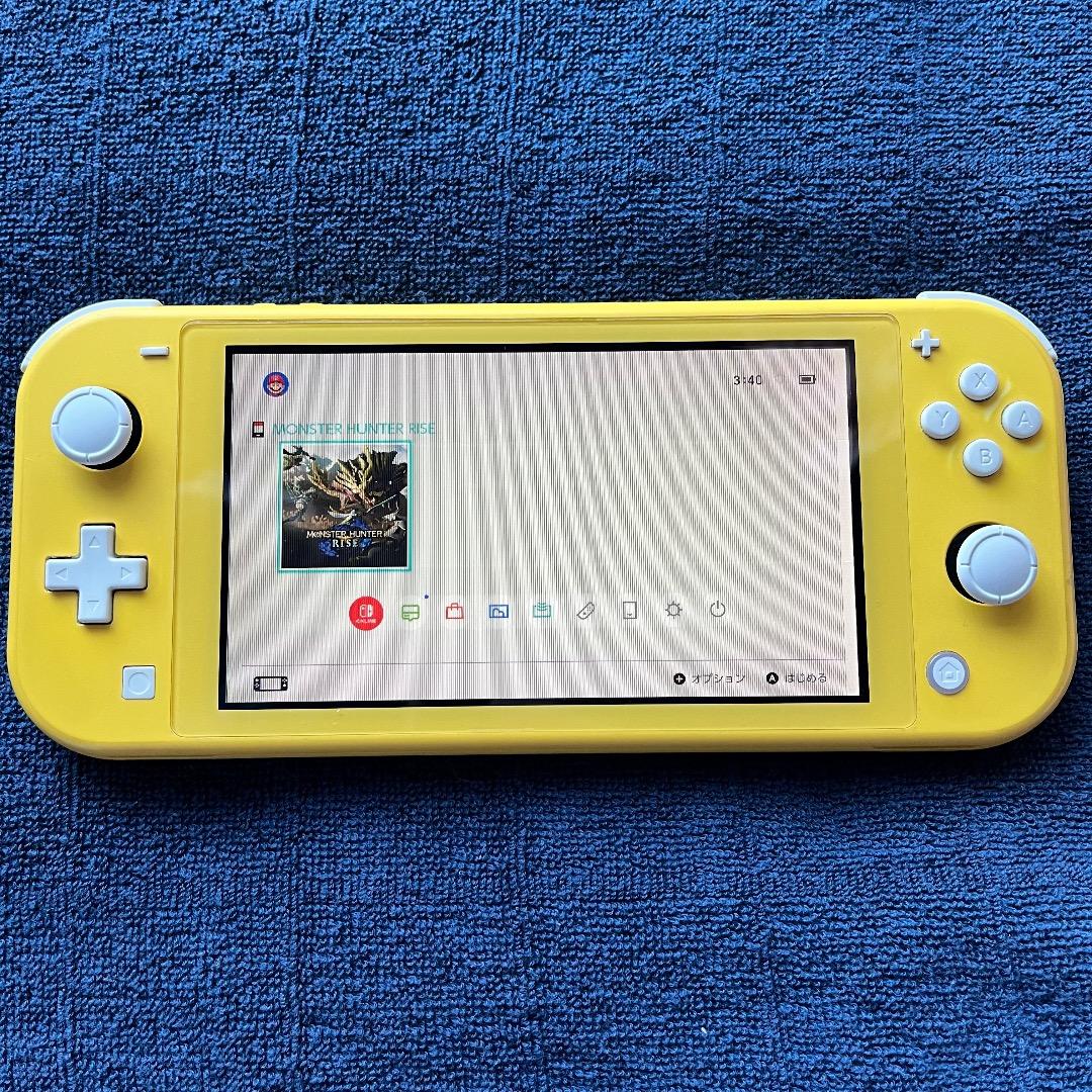 【ジャンク品】Nintendo Switch Lite イエロー　本体 本体のみ・ジャンク品】初期化済み Nintendo Switch Lite イエロー