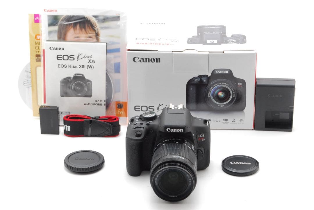 ✨極美品✨キャノン Kiss X8i❤️ショット数わずか296回！！ - メルカリ
