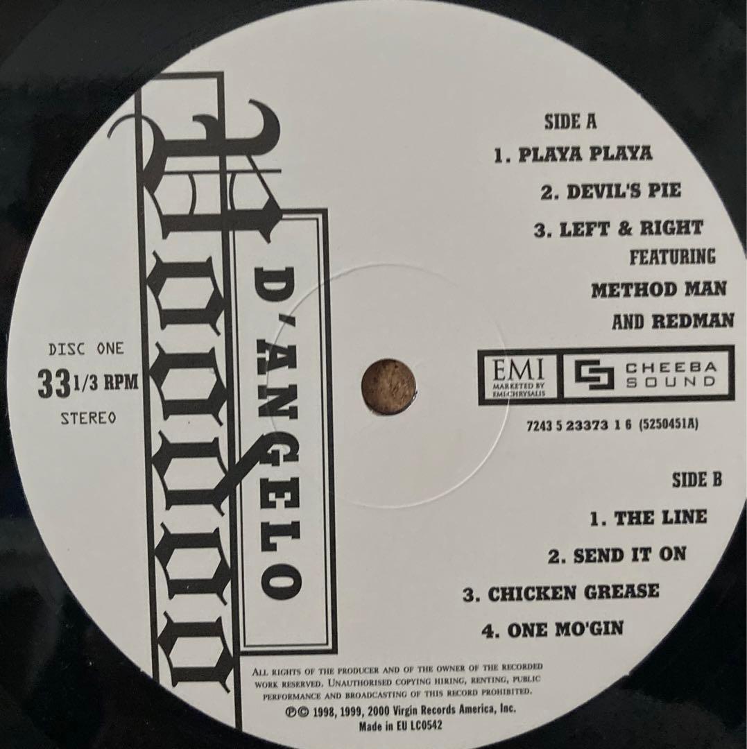 ディアンジェロ「Voodoo」〈輸入盤・180g重量盤（2LPレコード）〉 ディ