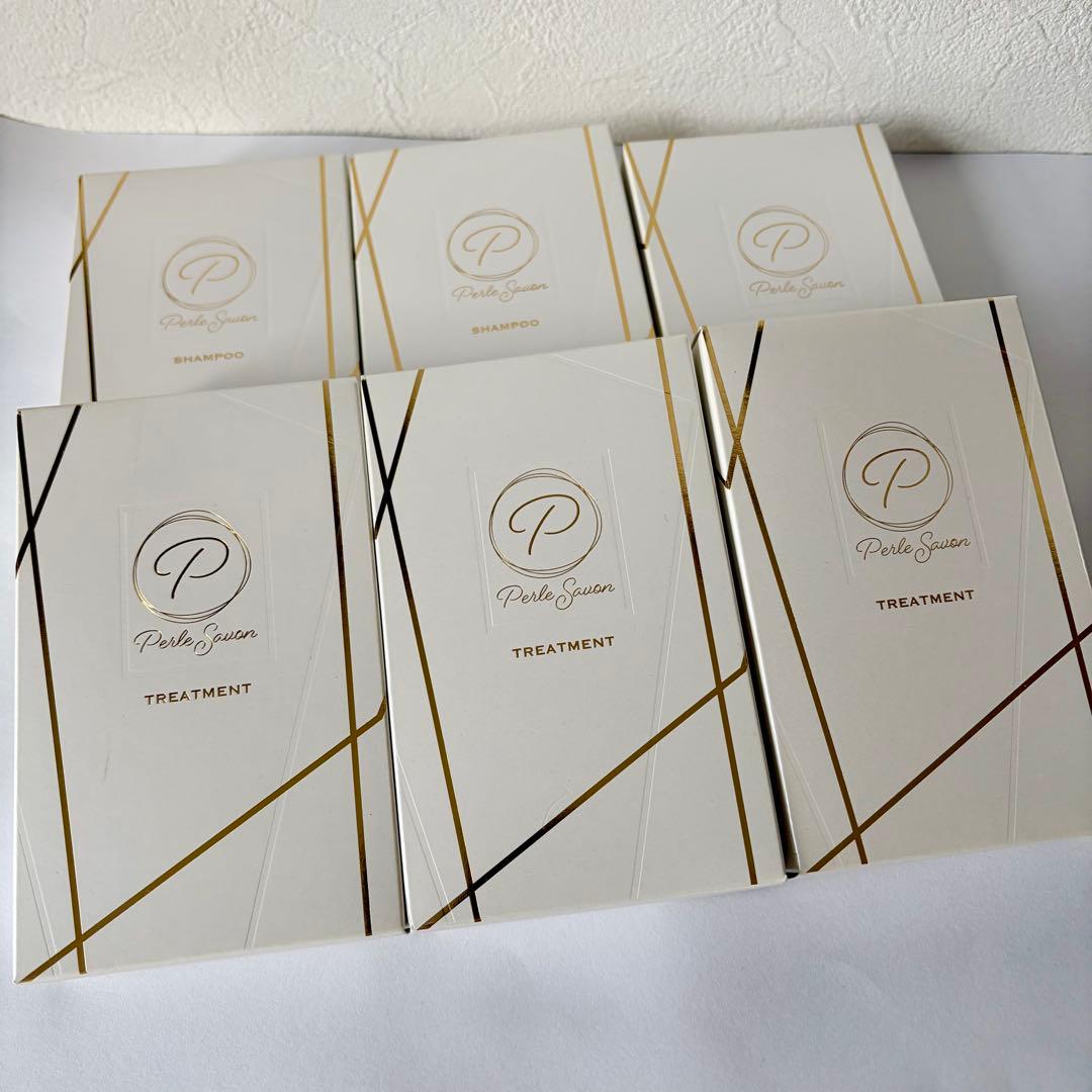 新品未開封】ペルルセボン トリートメント×3 シャンプー×3 - メルカリ