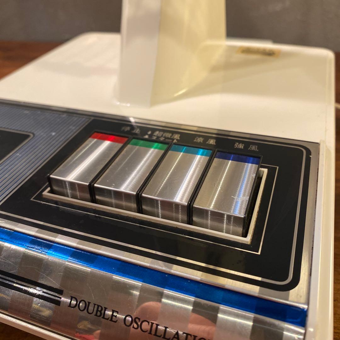 極美品 70年代 昭和レトロ ナショナル F-30D1E 青羽扇風機 稀少 - メルカリ