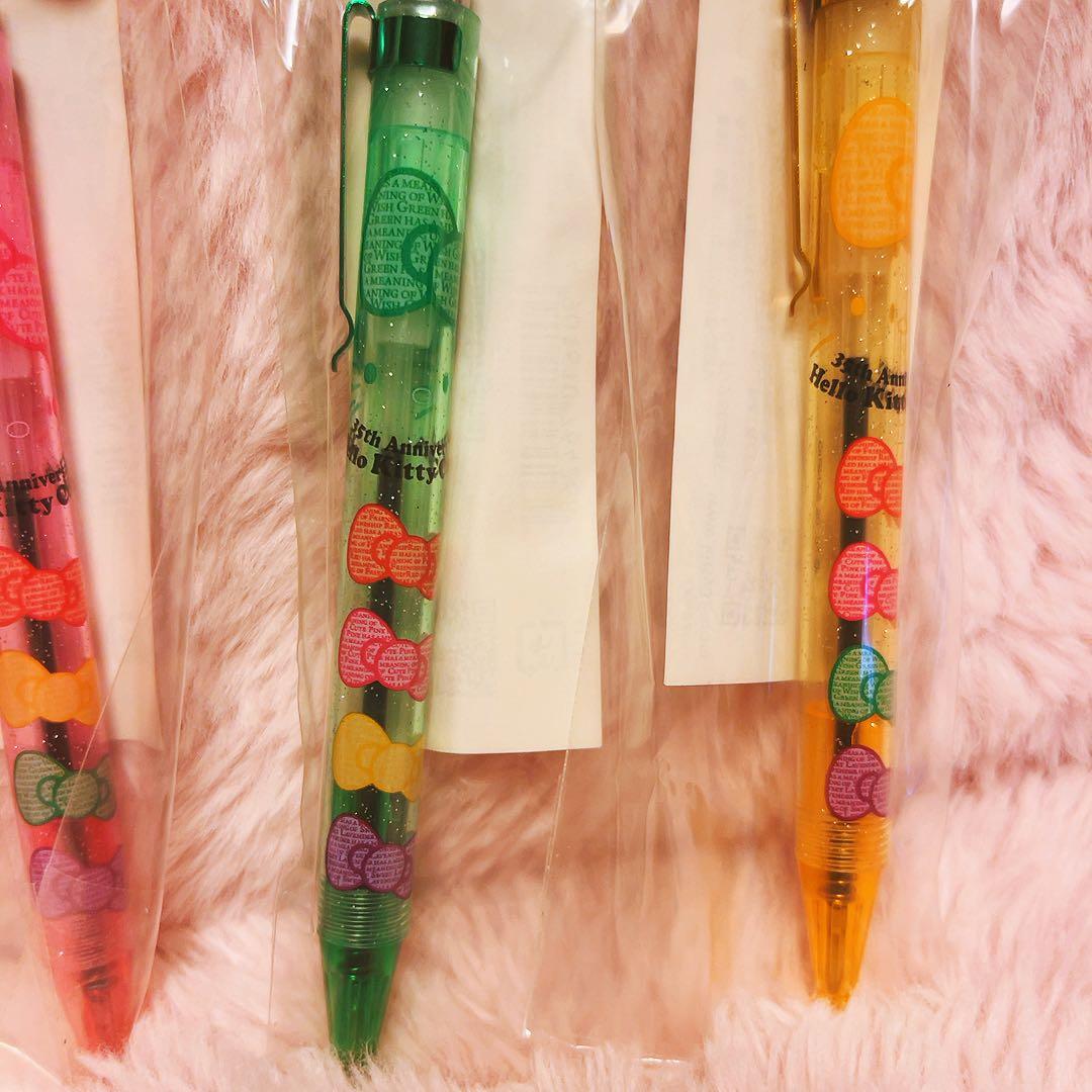 希少レア ハローキティ リボン ボールペン 2009 平成レトロ サンリオ