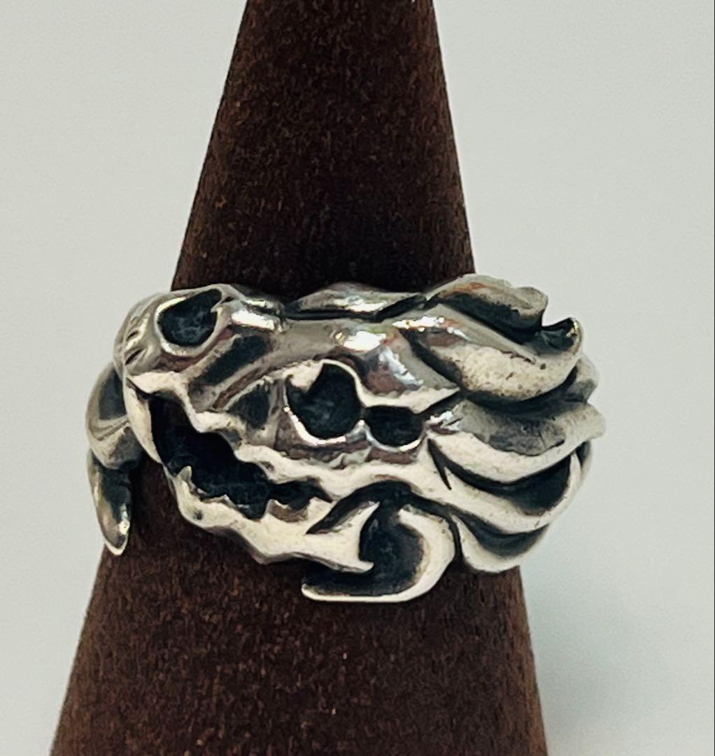 レア bizarre ビザール スカルライオンリング - メルカリ