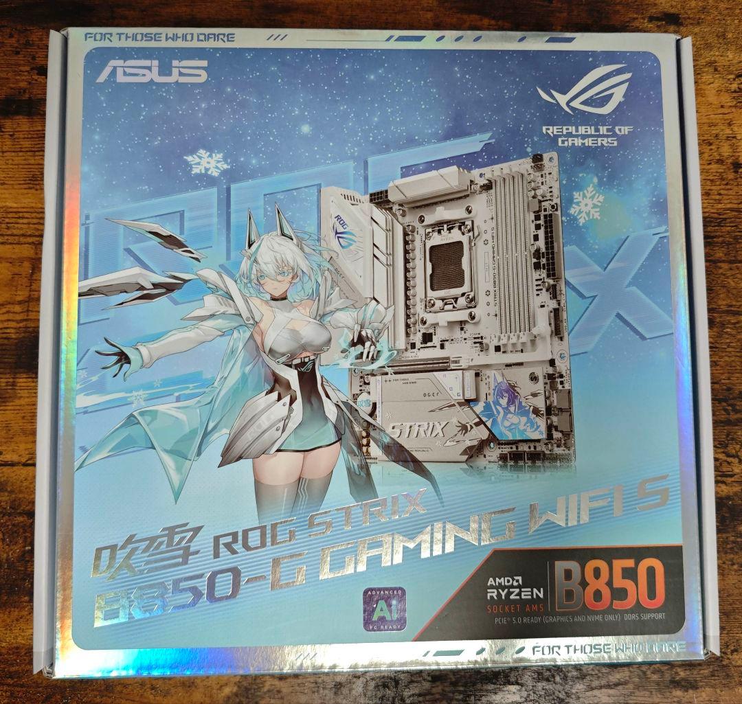 新品未開封 ROG STRIX B850-G GAMING WIFI S 吹雪 - メルカリ