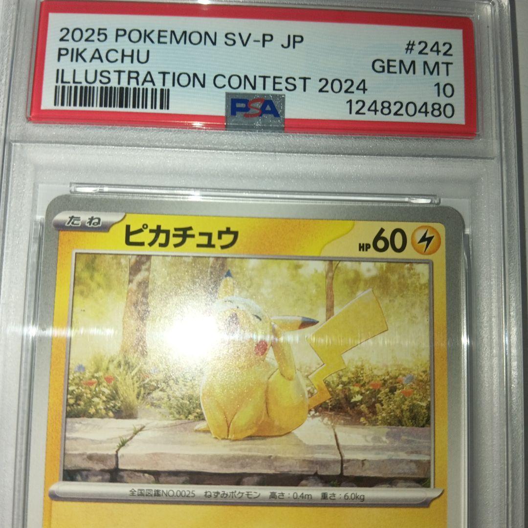 PSA10】ピカチュウ イラストレーションコンテスト 2024 プロモカード