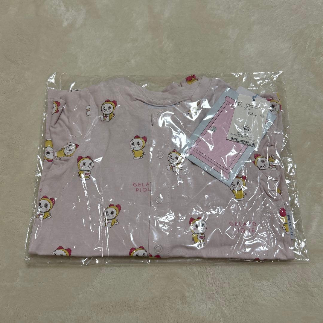 新品・未使用】gelato pique ロンパース70＆スタイ ドラミちゃん