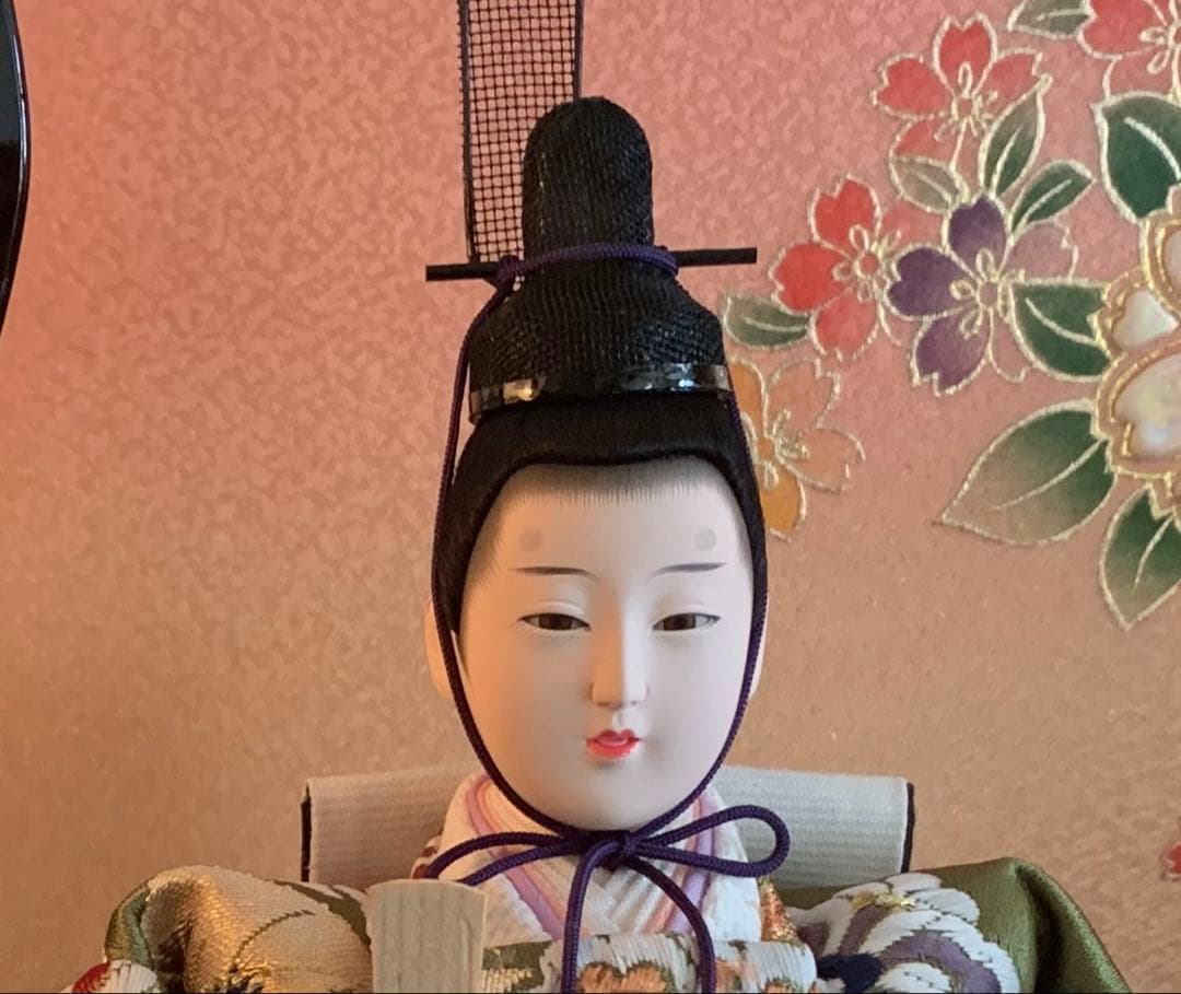 元祖⭐︎白蛇の御守屋yuki　愛らしい美男美女　親王飾り　雅秀作