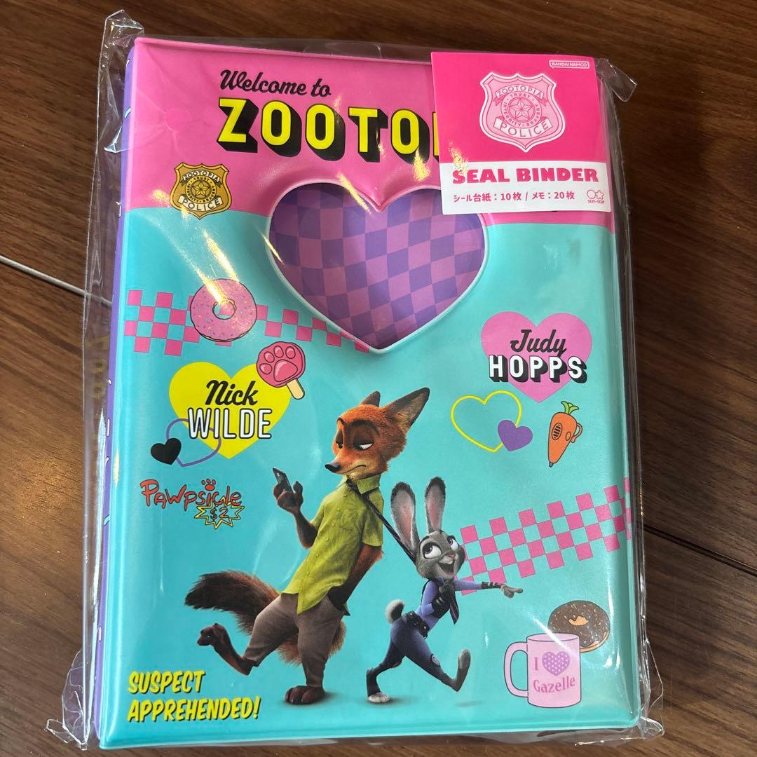 シール手帳 ニック ジュディ ズートピア シール帳 正規品 未開封