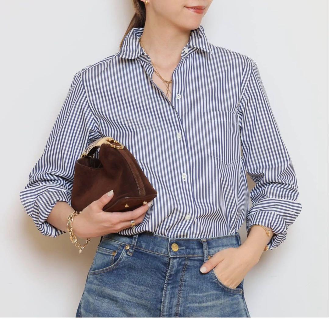 MUSE de Deuxieme classe ストライプワイヤーシャツ - メルカリ