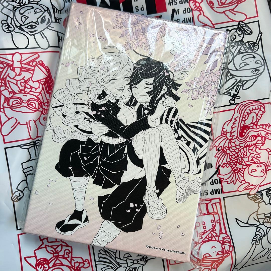 新品】 鬼滅の刃 原画展 アートボード 伊黒小芭内 甘露寺蜜璃 - メルカリ