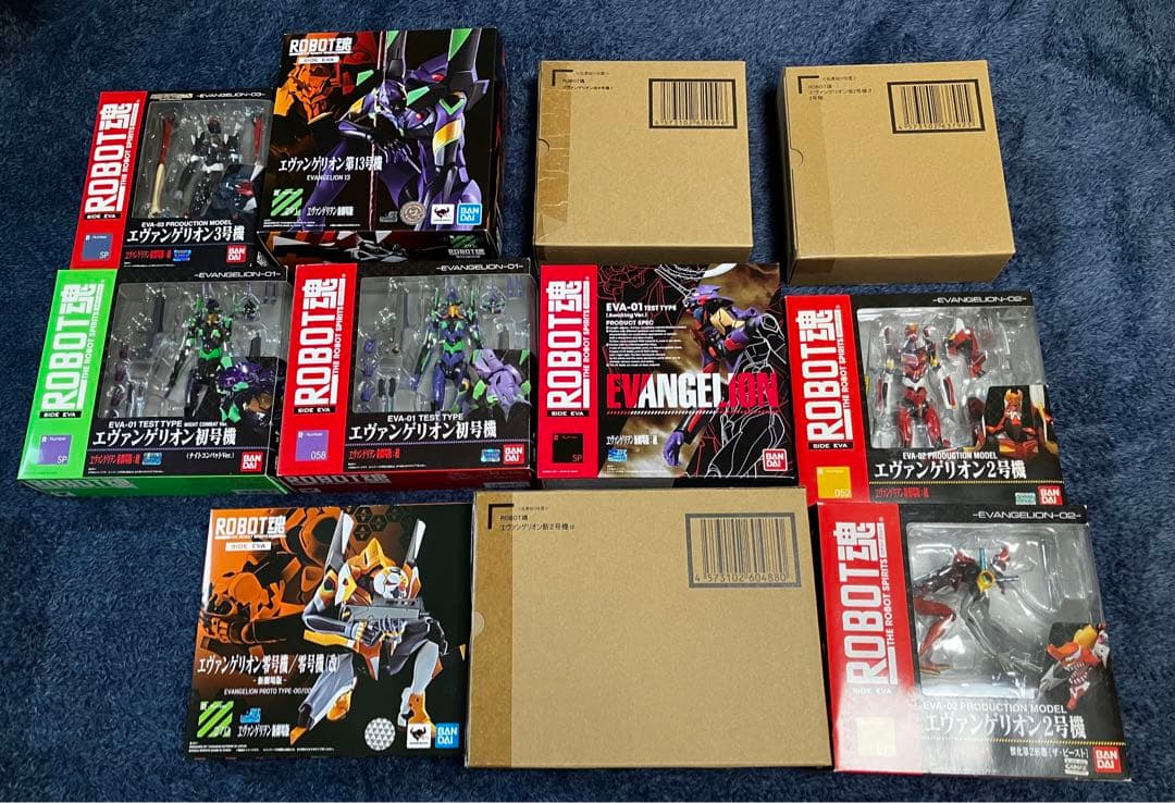 ROBOT魂エヴァンゲリオン 11体セット　ロボット魂 アクションフィギュア バンダイ(BANDAI)|【未開封】ROBOT魂 エヴァンゲリオン初号機|【ハード