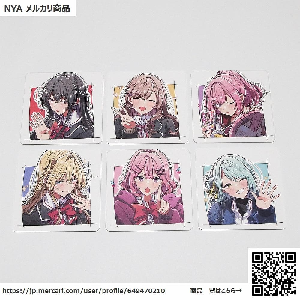 わたしが恋人になれるわけないじゃん、ムリムリ! コースター 全6種