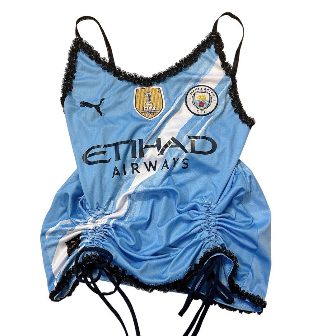 平成ギャル リメイク古着 y2k キャミソール ユニフォーム レース フリル 平成ギャル y2k リメイク古着 レース キャミワンピ ユニフォーム