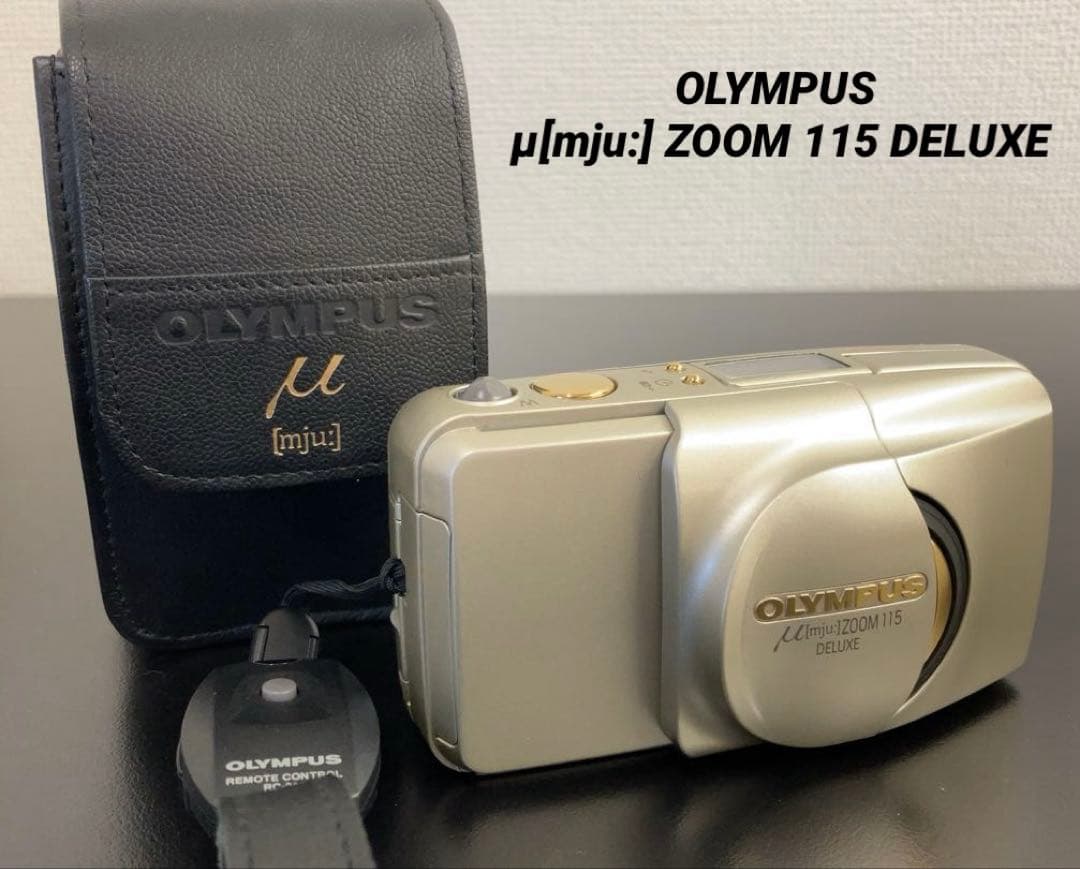 OLYMPUS μ[mju:] ZOOM 115 DELUXE フィルムカメラ Olympus Mju Zoom 115 Deluxe – SHOWA