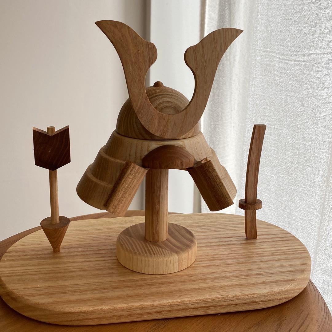 lemi toys正規品 木製 五月人形 兜 - メルカリ