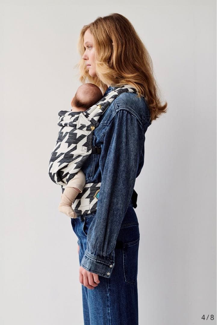 アーティポッペ 抱っこ紐 ザイガイスト ツイードBW コットン 新品