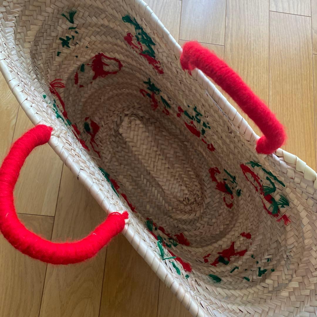 最終お値下げ！ファティマモロッコ チェリーかごバッグ - メルカリ