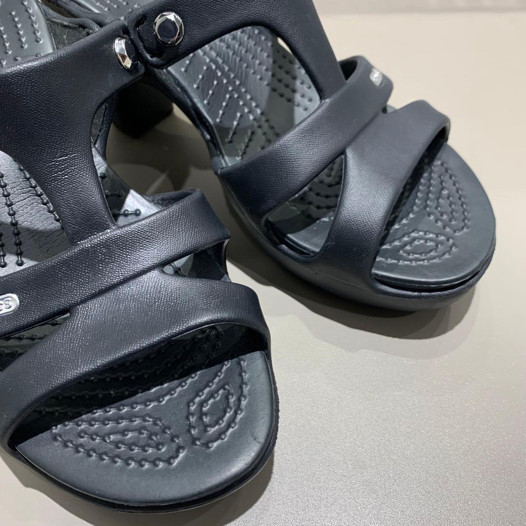 極美品✨ 廃盤品 crocs クロックス サイプラス 黒 w8 24 - メルカリ