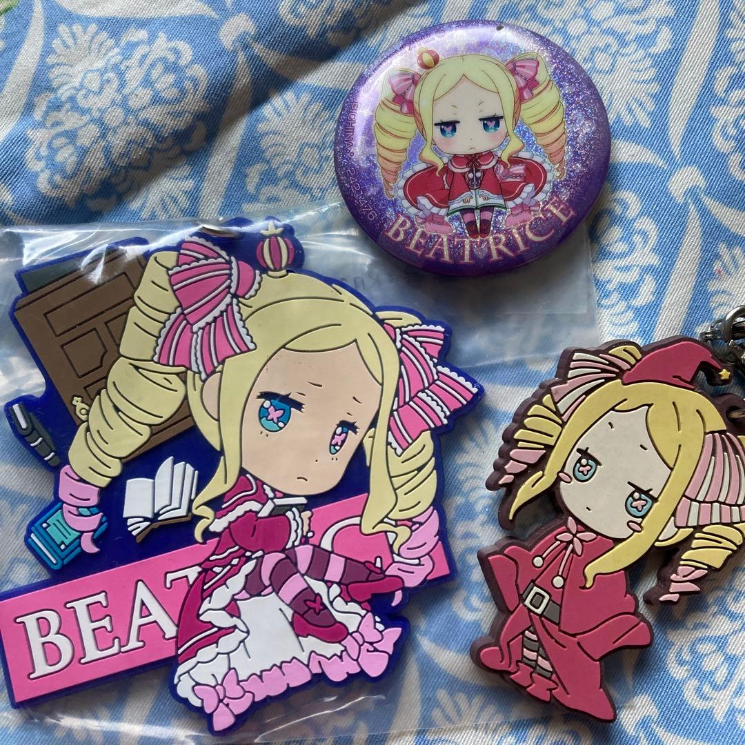 リゼロ】ベアトリス ベア子 ラバスト 缶バッジ reゼロから始まる