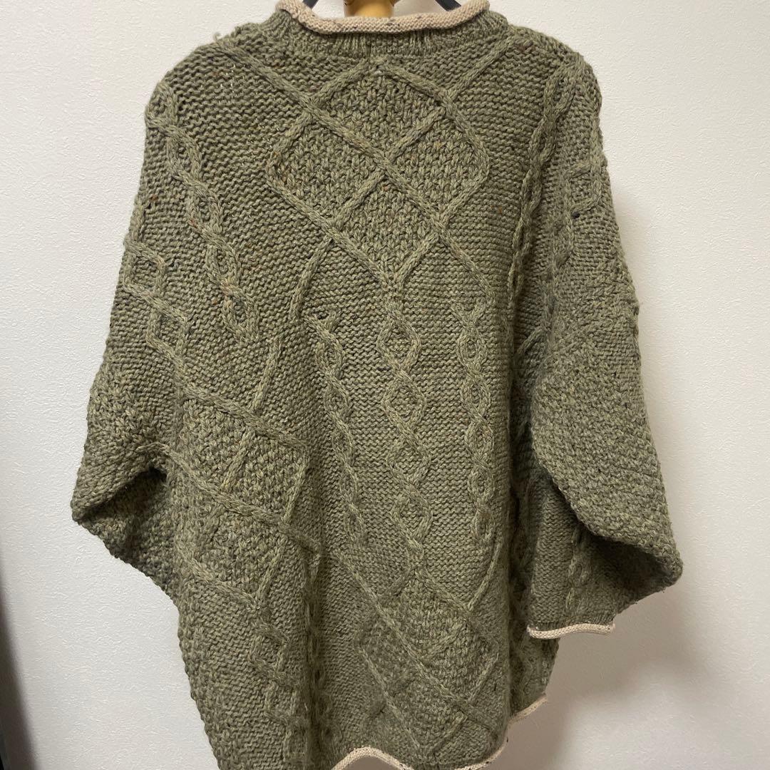 ACORNO ニット アランニット アニマル フィッシャーマン セーター