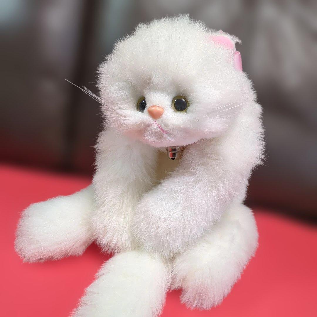 オオイケ ペルシャ猫 ボビー レトロ 日本製 ぬいぐるみ 大 - メルカリ