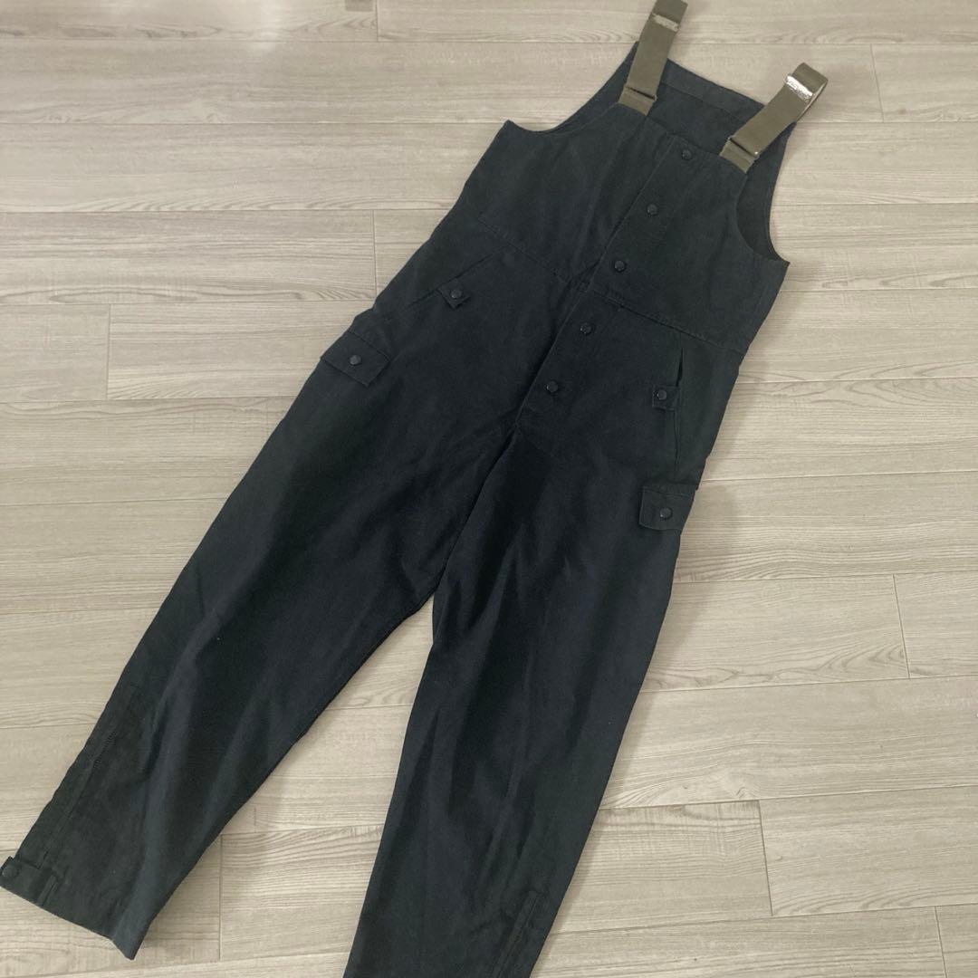 東ドイツ軍 サロペット オーバーオール 70-80年代 ミリタリー 軍物 古着