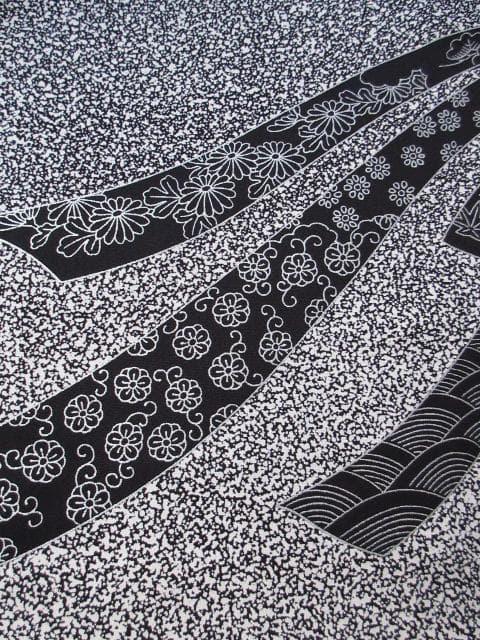 着用少ない！たたき染め＊金彩＊刺繡＊白＆黒＊作家物＊訪問着