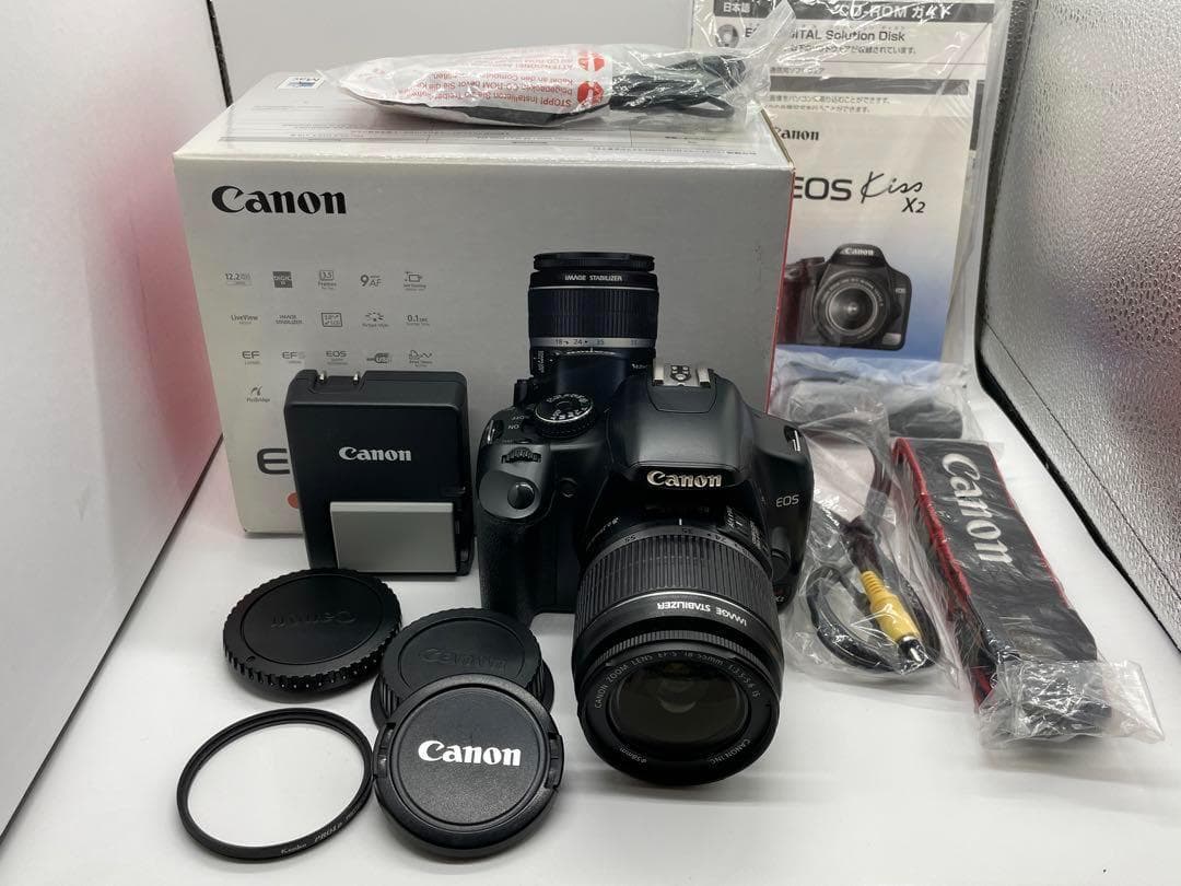 スマホ転送！ Canon EOS Kiss X2 標準レンズセット #1326 スマホ転送