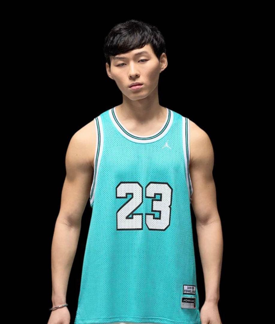 NIKE JORDAN タンクトップ 23番XLサイズ ティファニーブルー