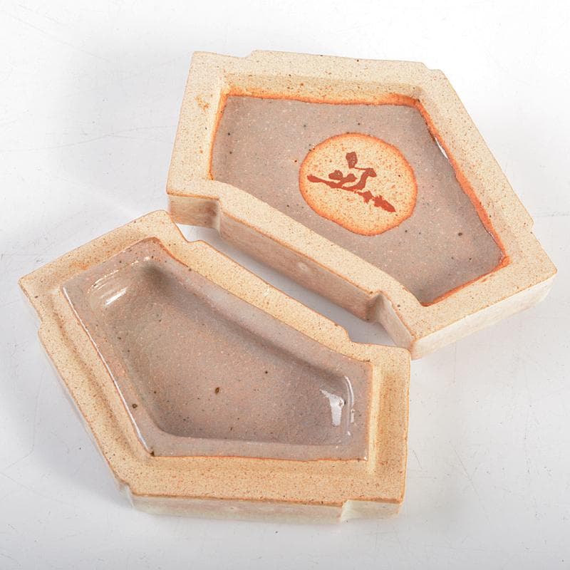 Shu 様専用 松林豊斎作 千代結 香合 共布 堀内宗心極め箱 M R5989