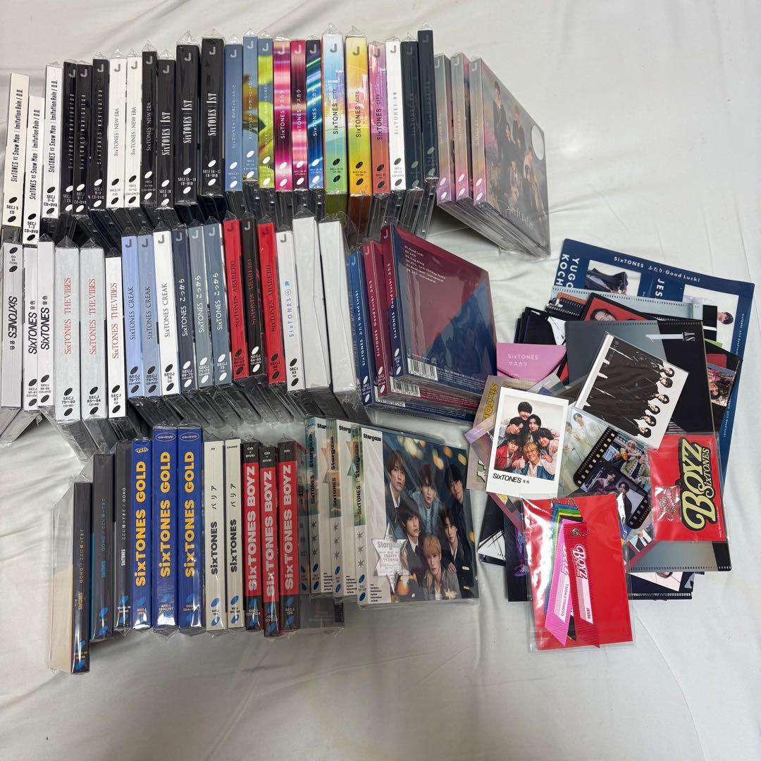 SixTONES アルバム シングル CD 62枚 特典付き - メルカリ