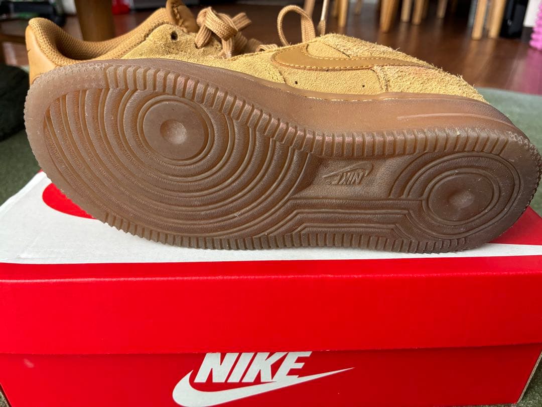 Nike Air force1ベージュ スエード スニーカー 20.0cm