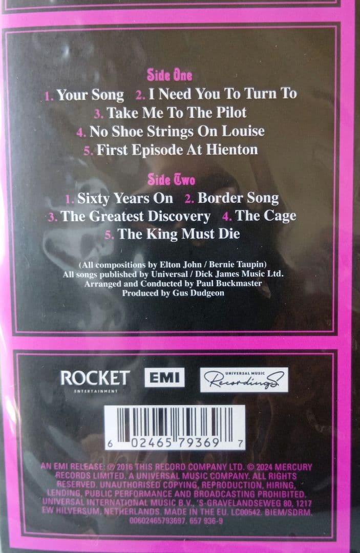 限定輸入盤 アナログレコード（Purple Vinyl） Elton John - メルカリ