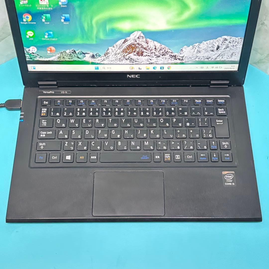 オフィス2021付！NEC13.3型ノートPC☆SSD搭載！在宅用や2台