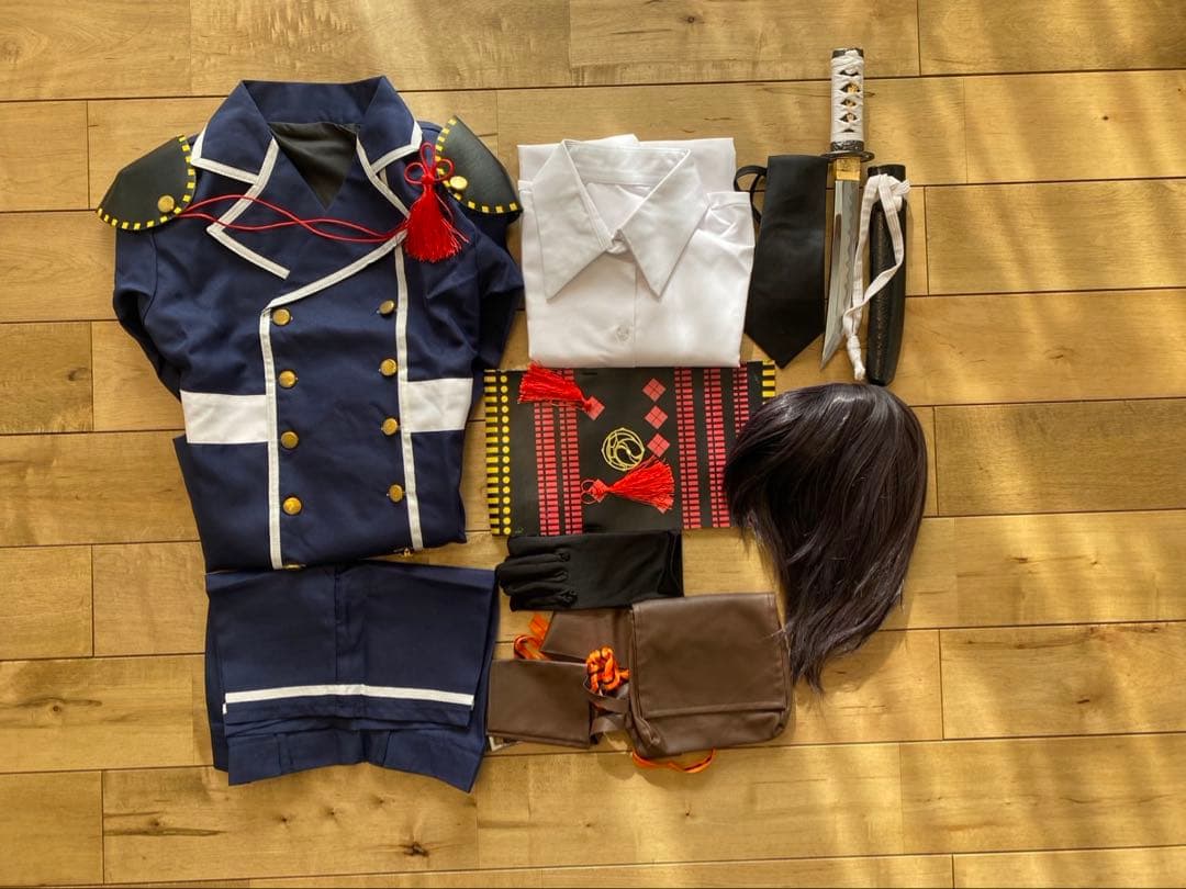 刀剣乱舞　薬研藤四郎　コスプレ　衣装　模造刀　ウィッグ コスプレウィッグ 刀剣乱舞 薬研藤四郎