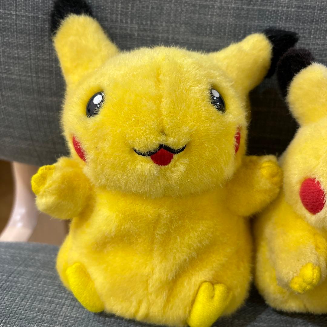 激かわ 初期 ピカチュウ ぬいぐるみ TOMY トミー レトロ - メルカリ