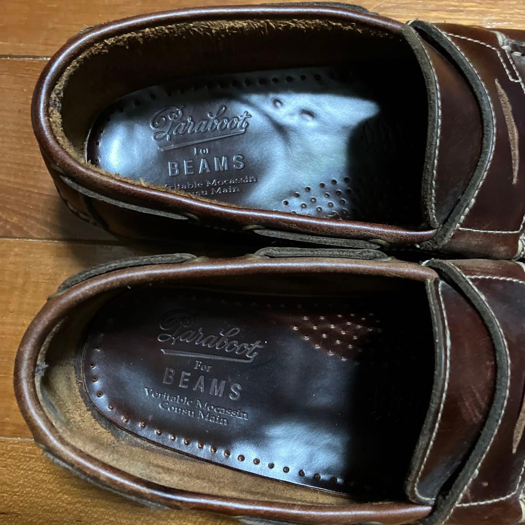 パラブーツ ビームス別注 ローファー 26.0cm - メルカリ