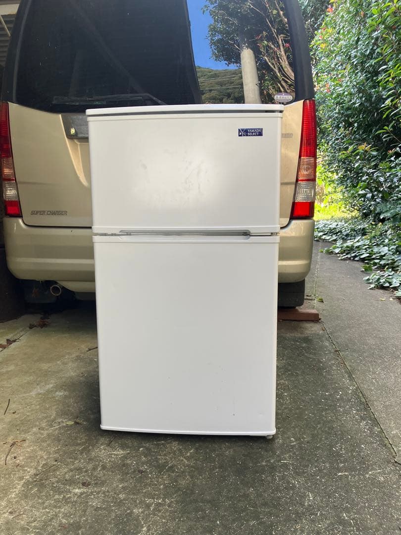 YAMADA 冷凍 冷蔵庫 YRZ-C09G1 90L 2019年製 ホワイト Amazon.co.jp: YAMADA SELECT YRZ-C09G1 90L Direct Cooling 2-Door