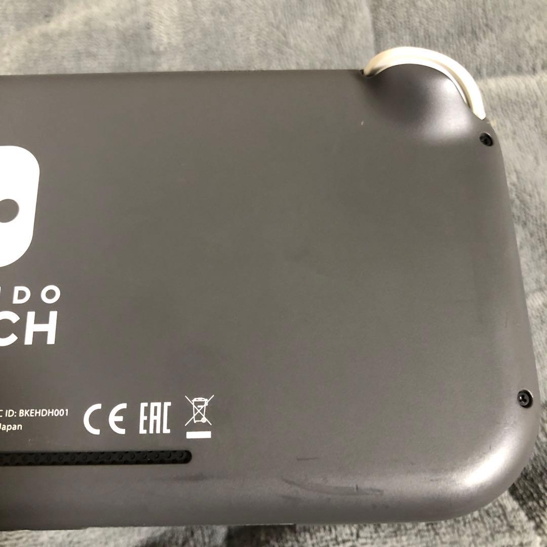 Nintendo Switch Lite グレー 本体 充電器付き - メルカリ